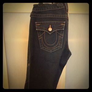 True Religion low rise flare leg Jean