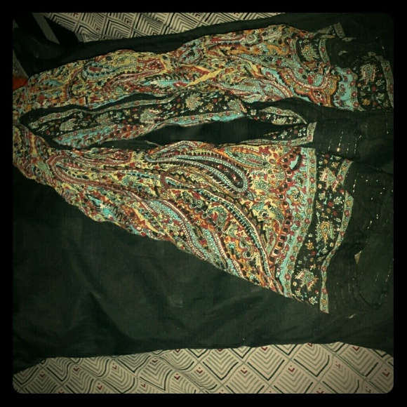 Paisley boho 70's look scarf