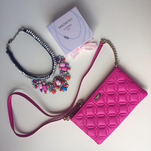 kate spade Handbags - SOLD!! 🎀  Kate Spade Pink Clutch