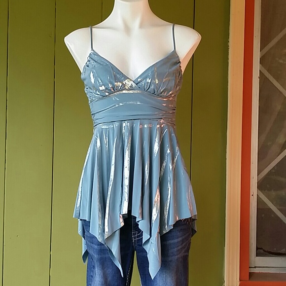 Charlotte Russe Tops - NWT Beautiful Blue Top