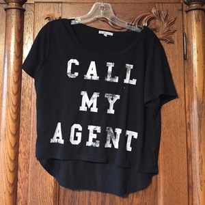 Charlotte Russe 'Call My Agent' Tee