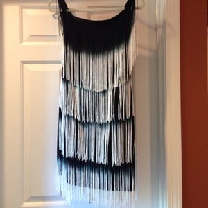Black and white dress