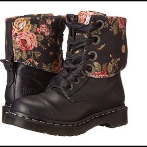Dr. Martens Triumph-1914 Tall Fold Boots, Black