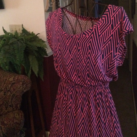 Printed maxi dress