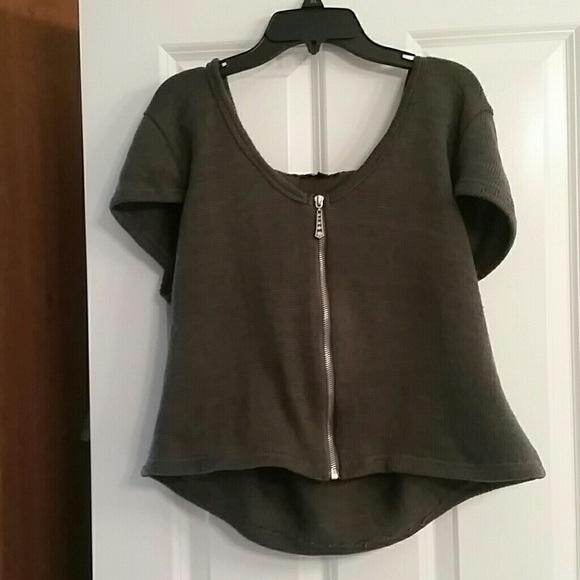 Sweater crop top
