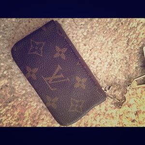 LV Louis Vuitton Key Pouch Monogram