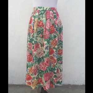 Vintage floral skirt