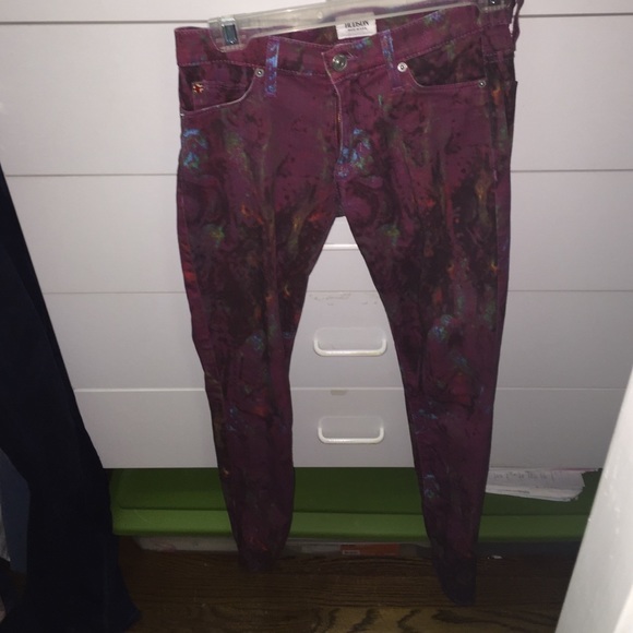 Hudson patterned jeans