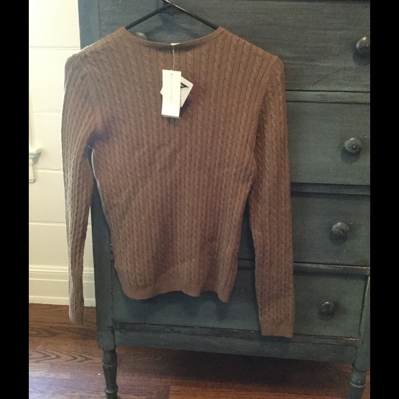 NWT Charter Club brown cardigan - Picture 2 of 4