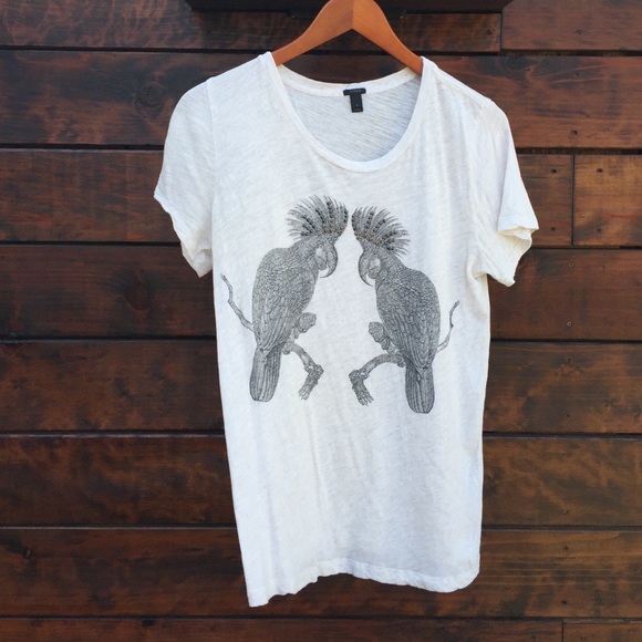 Jcrew parrot t-shirt
