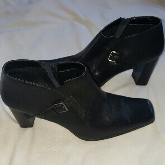 Square Toe Ankle Boots