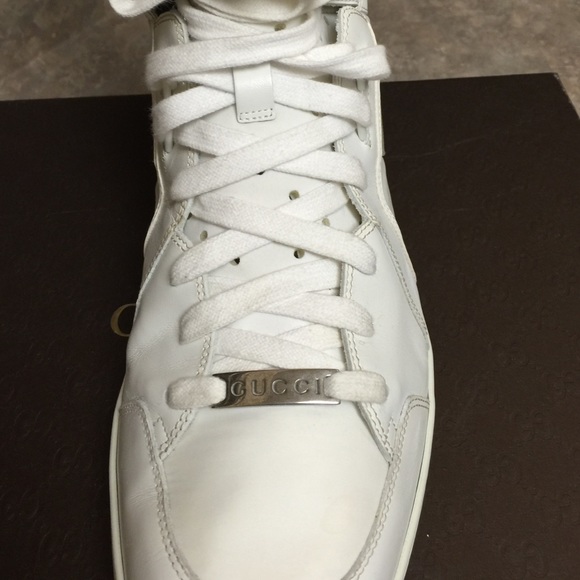 Authentic Gucci white high top limited edition - Picture 4 of 4