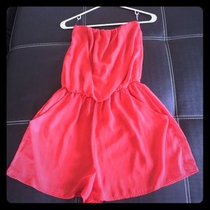 Red romper