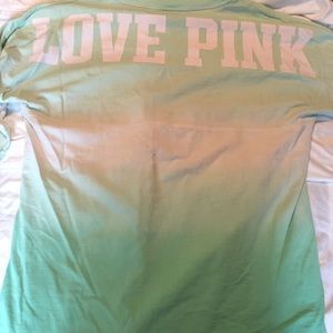 Ombre mint green PINK VS shirt