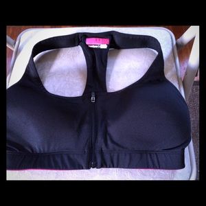 Underarmour zip-up sports bra