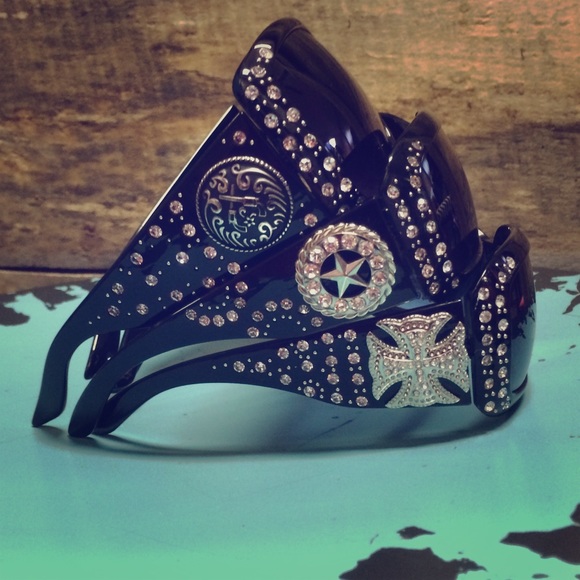 3 pair of Bling bling shades