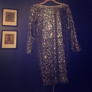 Tahari sequined dress
