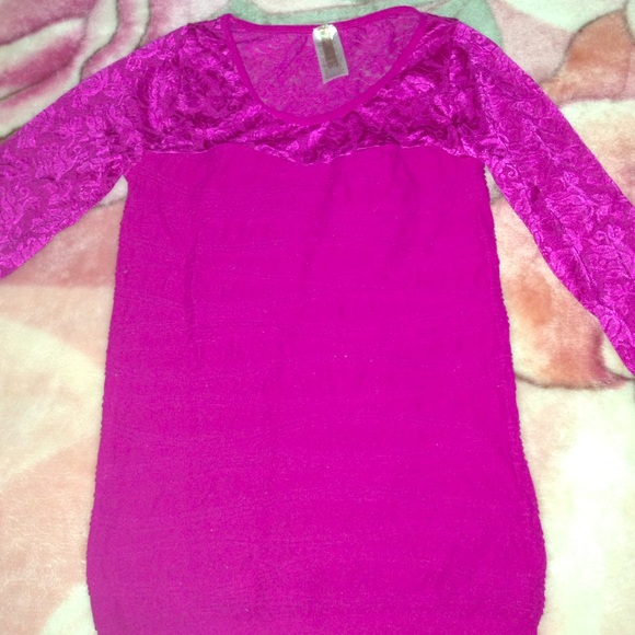 Lacey hot pink shirt from abercrombie and fitch
