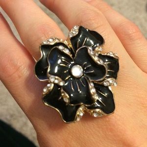 Statement Floral Ring