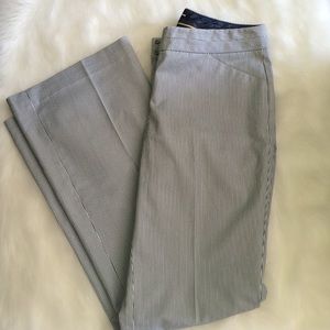 Express Editor Blue/White Stripped Work Pants