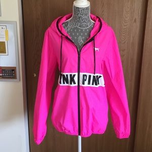 Pink PINK anorak jacket