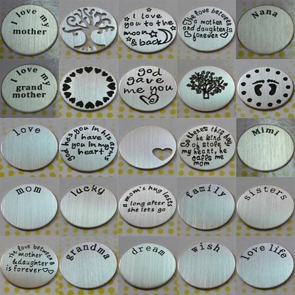 Customized Rhinestones Magnetic Floating Locket. - Picture 2 of 4