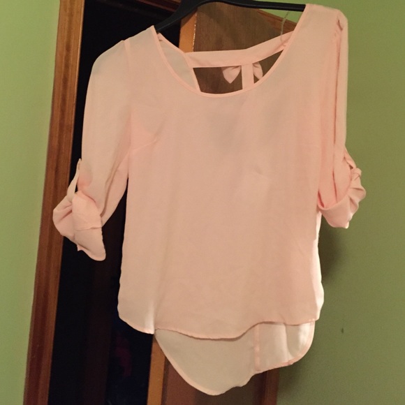 Light pink top