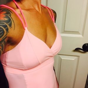 Pink Lululemon Size 4 tank