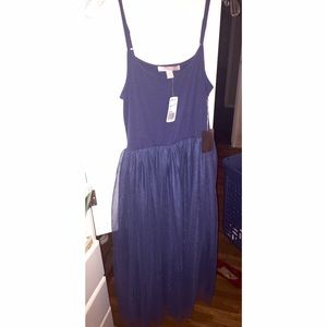 Blue tulle dress size small