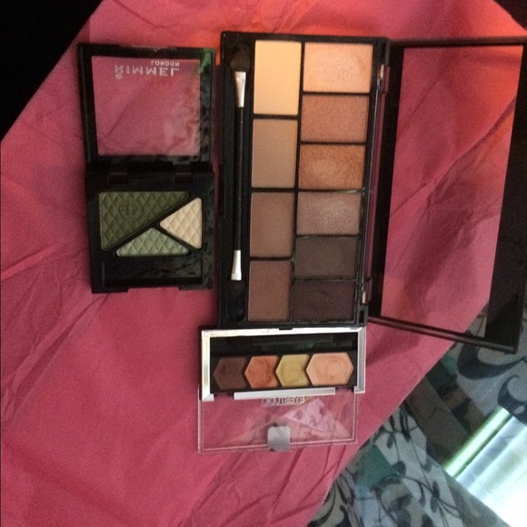 Jesse's girl, rimmel, and maybelline shadows.