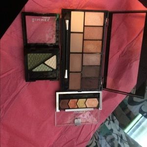 Jesse's girl, rimmel, and maybelline shadows.