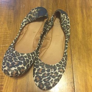 Lucky Brand Cheetah print flats