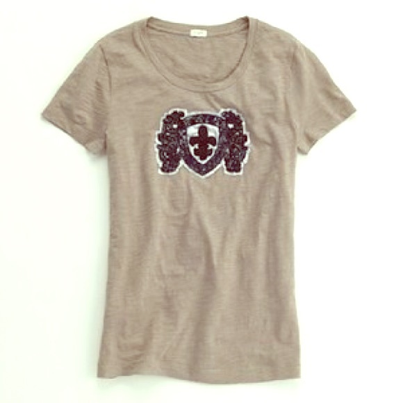 JCrew embellished tee