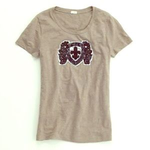 JCrew embellished tee