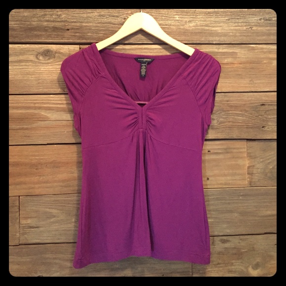 Purple Banana Republic Stretch Top