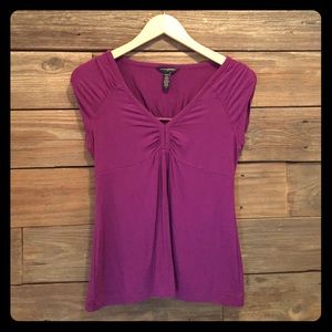 Purple Banana Republic Stretch Top