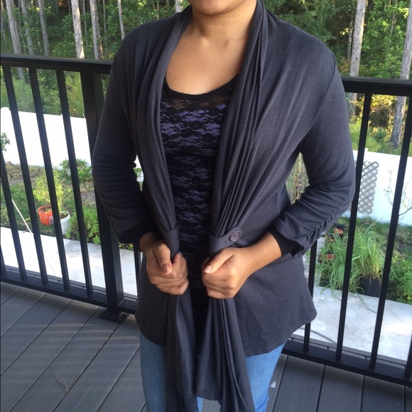 Dark grey cardigan - Picture 3 of 3