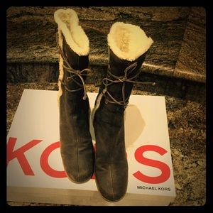 Authentic KORS Michael Kors wedge boot