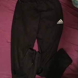 Black Adidas joggers