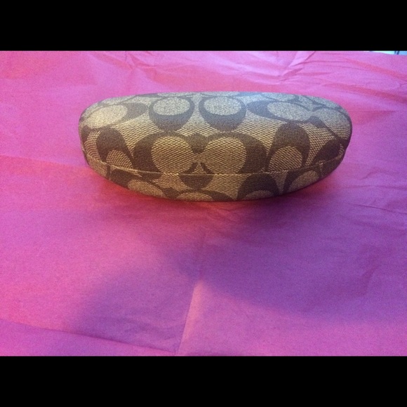 Coach sunglasses case.