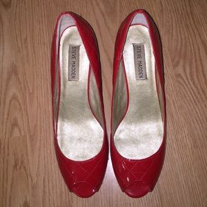 Steve Madden peep toe heels