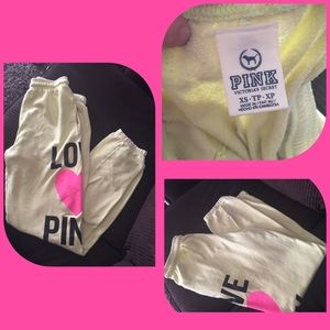 SOLD ❤️Victoria Secret Yellow Sweats