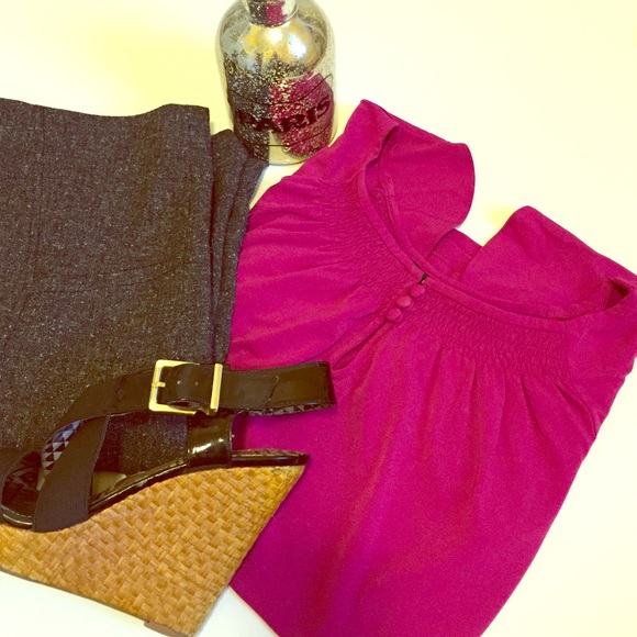 Cute Magenta Top from The Limited