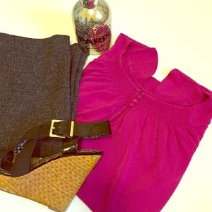 Cute Magenta Top from The Limited