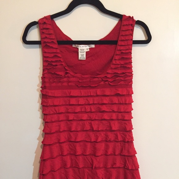 Max Studio Red Dress - Picture 1 of 3