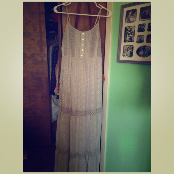 Maxi gray dress