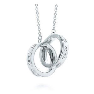 Tiffany & Co 1837 interlocking pendant necklace