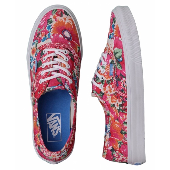 Vans Shoes - Brand New Floral Paisley Pink Vans