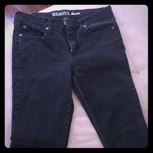 Merona boot cut back denim stretch jeans