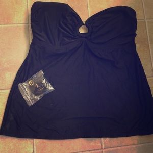 Calvin Klein black swim top